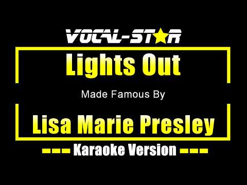 Lisa Marie Presley - Lights Out (Karaoke Studio Version) with Lyrics On Screen
