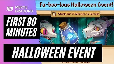 Merge Dragons Fa-Boo-lous Halloween Event First 60 Minutes ☆☆☆