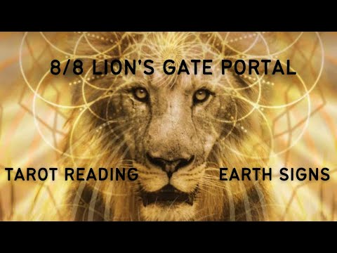 8/8 Lion's Gate Portal | Tarot Reading | 8 August 2022 | EARTH SIGNS | Taurus Virgo Capricorn