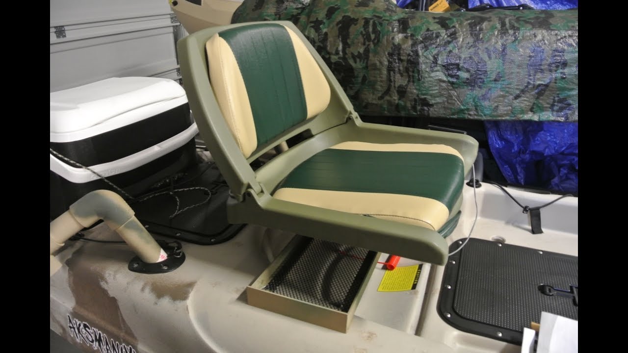 DIY Generic Kayak 360 Swivel Seat Mounting Bracket - YouTube