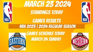 NBA GAMES RESULTS MARCH 23