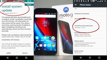 Moto G4 Plus Official Android Nougat Update Installation (With Proof)