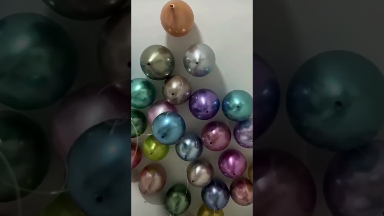 Chrome balloons