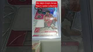 My Jalen Green Jersey Patch Cards Collection #jalengreen #jalengreencards #nbacard #jalengreenjersey
