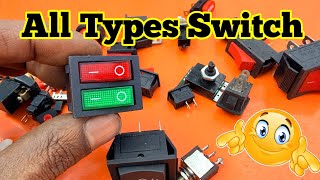 Electronic All Types Switch 🔥🔥🔥| push button on off | Electronics Verma 