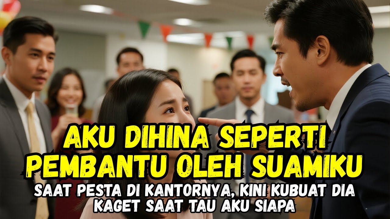 AKU DIHINA SEPERTI PEMBANTU OLEH SUAMIKU DI PESTA KANTOR, KINI KUBUAT DIA KAGET SAAT TAU AKU BOSNYA