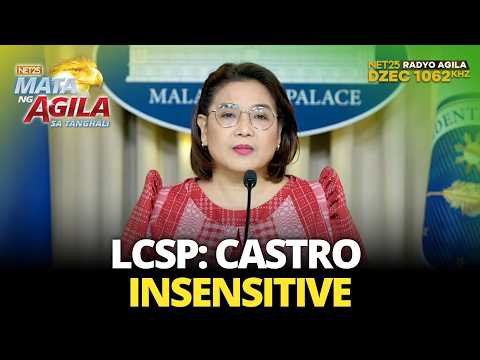 LCSP: Pahayag ni Usec. Castro, insensitive