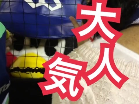 つば九郎、試合後選手より人気？