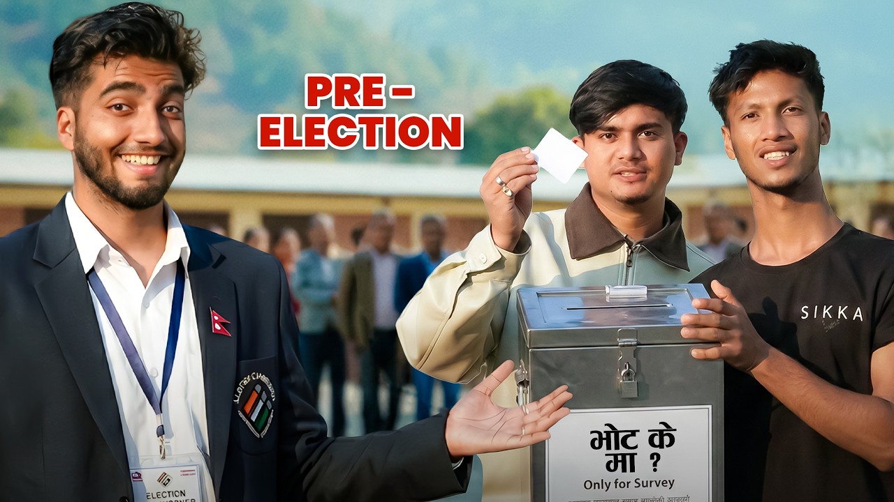 We conduct a Pre Election of 1000 people of Nepal