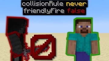How To Turn Off PvP, Player Collision, And More! Minecraft 1.21+ Commands