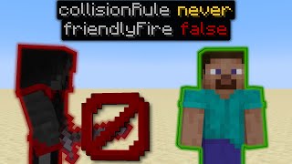How To Turn Off PvP, Player Collision, And More! Minecraft 1.21  Commands