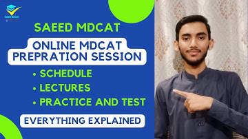 Online Mdcat prepration session | Everything explained | Saeed Mdcat Official #saeedmdcat