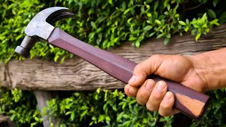 My Dad Made A Unique Hexagonal Hammer Handle From Tamarind Heartwood | Keen Kutter