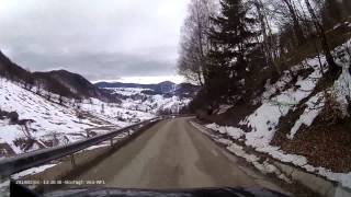 Romanian roads * DJ730, Șirnea - Ciocanu - Dâmbovicioara * 2014.02.09