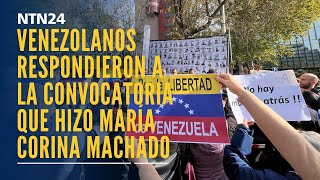 Thumbnail for Ciudadanos venezolanos respondieron a la convocatoria internacional que hizo María Corina Machado