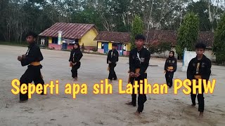 Latihan Saudara PSHW yg penuh Tantangan dan Kesulitan