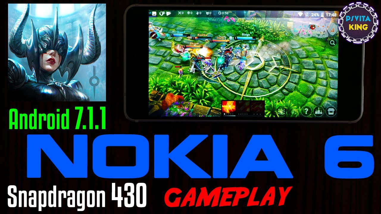 🕹️Vainglory NOKIA 6/Android 7.1.1/Snapdragon 430 GamePlay | 📱NOKIA 6 Gaming [4K]