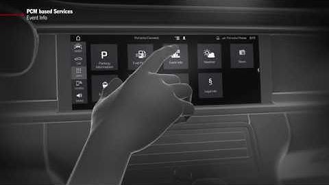 How to Video Panamera (G2)  "PCM based Services - Event Info"