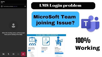 How to Resolve Lobby Guest Error ? Workshop LOGIN Problem || AIOU || Autumn 2023