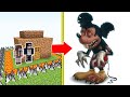 CHUỘT MICKEY.EXE Tấn Công Nhà Được Bảo Vệ Bởi bqThanh và Ốc Trong Minecraft