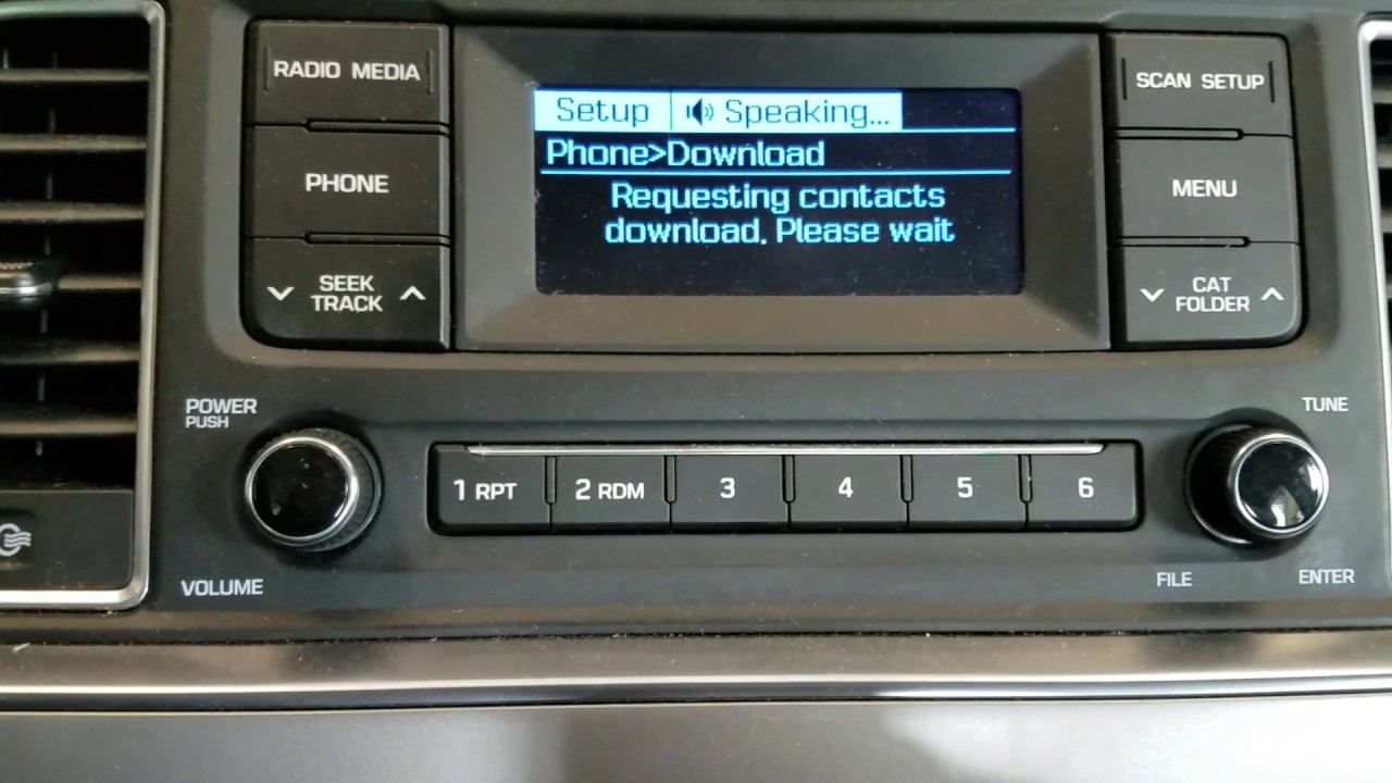 hyundai sonata Bluetooth connect to your phone  YouTube