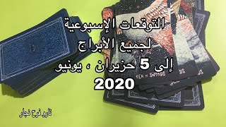 التوقعات الأسبوعية لجميع الأبراج بكلمتين ونص إلى 5 حزيران ، يونيو 2020