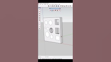 Sketchup tricks ||pull/push#sketchup #shorts #youtubeshorts #architecture
