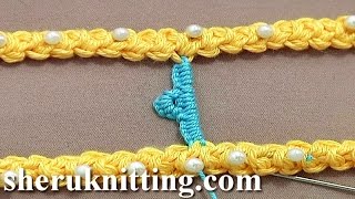 Needle Lace Buttonhole Stitch Bridge with Arch Picot Tutorial 50 Part 6 of 9 Creating Lace