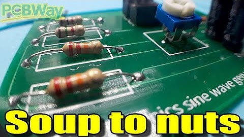 Wien bridge oscillator design, simulation and PCB