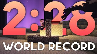 [FWR] MINECRAFT 1.11 IN 2:28! (Set Seed Glitchless)