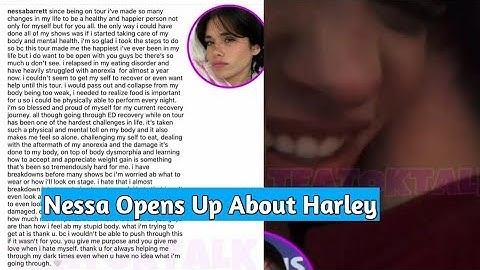 Nessa Barrett Finally Opens Up about Recent Break Up with Harley Solomon  Her Mental Health