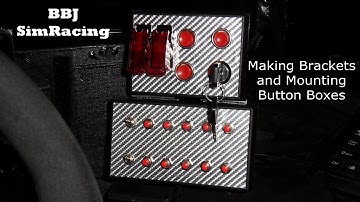 Mounting the new BBJ SimRacing Key Switch Button Box.