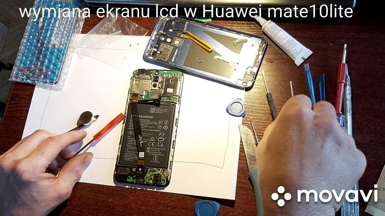 Wymiana lcd w huawei Mate10Lite