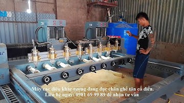 Máy đục tượng gỗ 4d có thể tạo ra sản phẩm tân cổ điển chất lượng