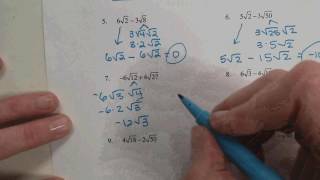 6.4 Notes Part 1: Simplifying Radicals
