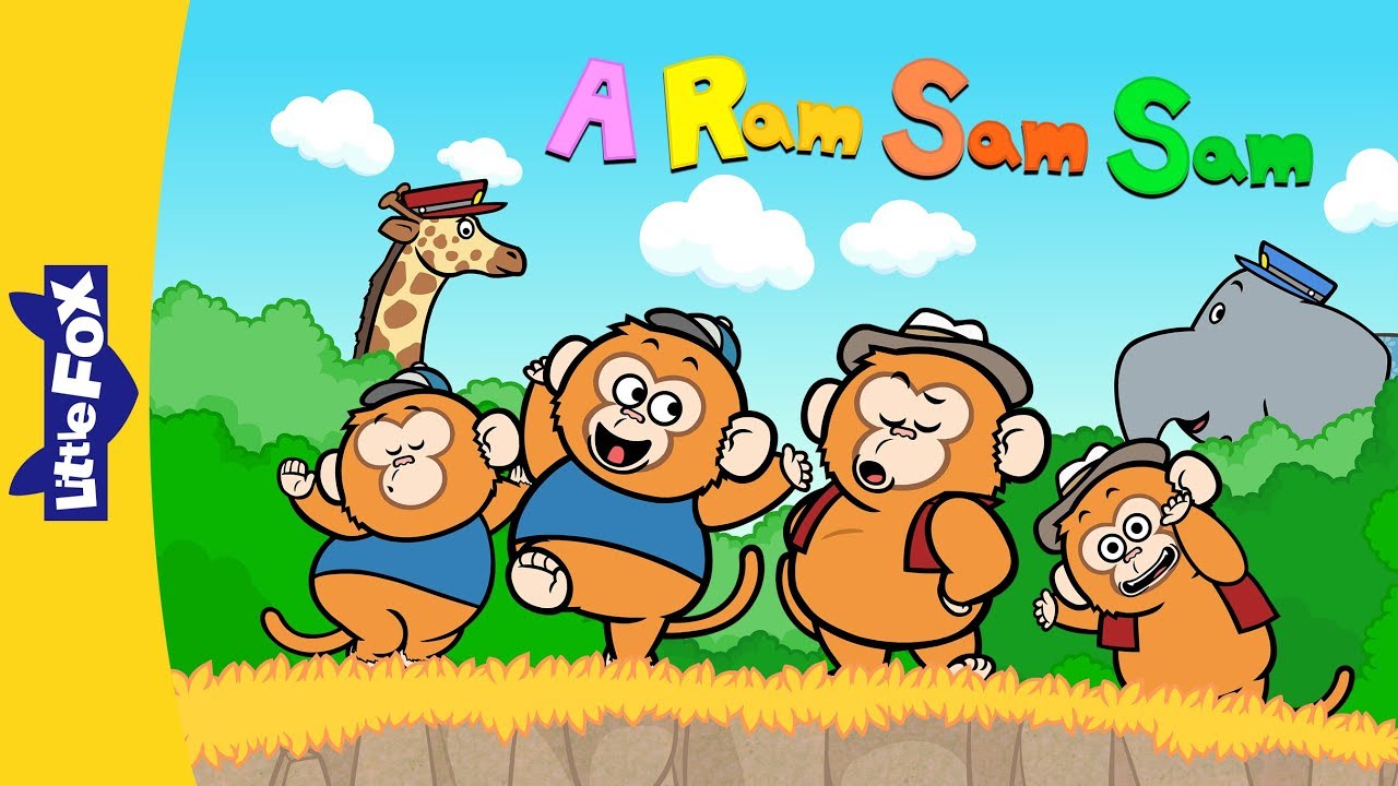 Spiewajace Brzdace A Ram Sam Sam A Ram Sam Sam 2 | Nursery Rhymes | Favorite | Little Fox | Animated Songs for Kids - YouTube