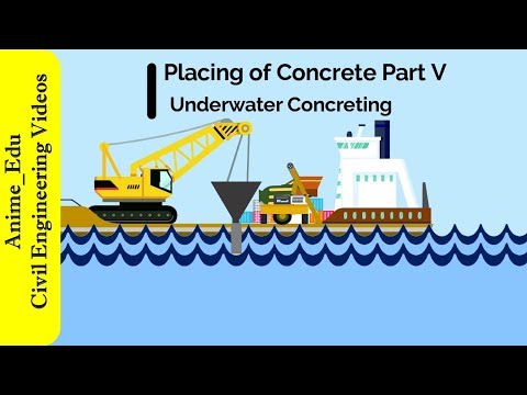 Underwater Concreting || Placing of Concrete || Manufacture of Concrete #18 ||