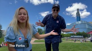 WELCOME to WINNIPEG  CITY TOUR and TRAVEL GUIDE #travelvlog