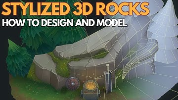 Stylized 3D Rocks - How to Design and 3D Model