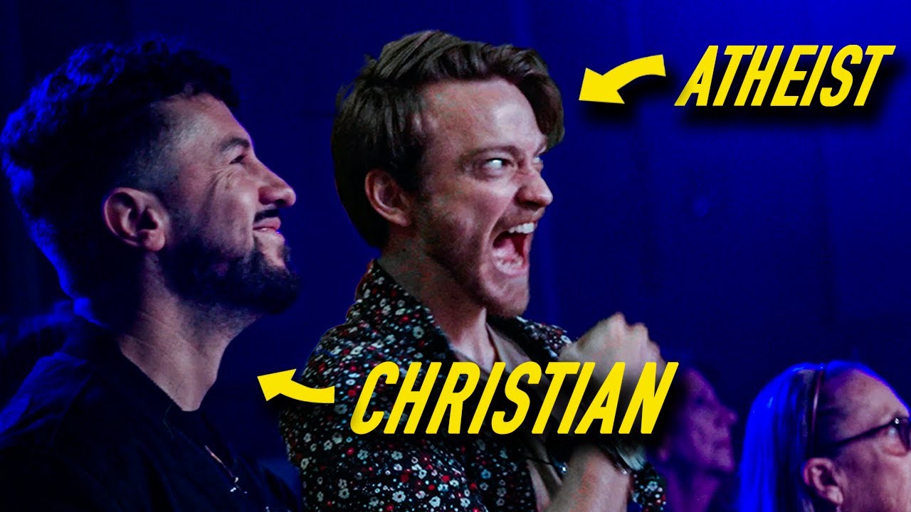 Evan Raugust An Evangelical YouTuber drags an Atheist to a Megachurch - YouTube
