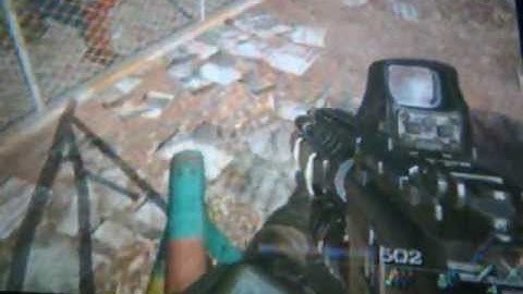 New out of map on Mw2 campaign mission Team Player