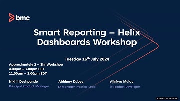 Webinar: Smart Reporting - Dashboards Workshop