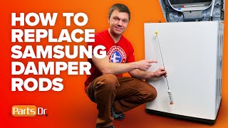 How to replace Samsung washer suspension damper rod part # DC97-05280W