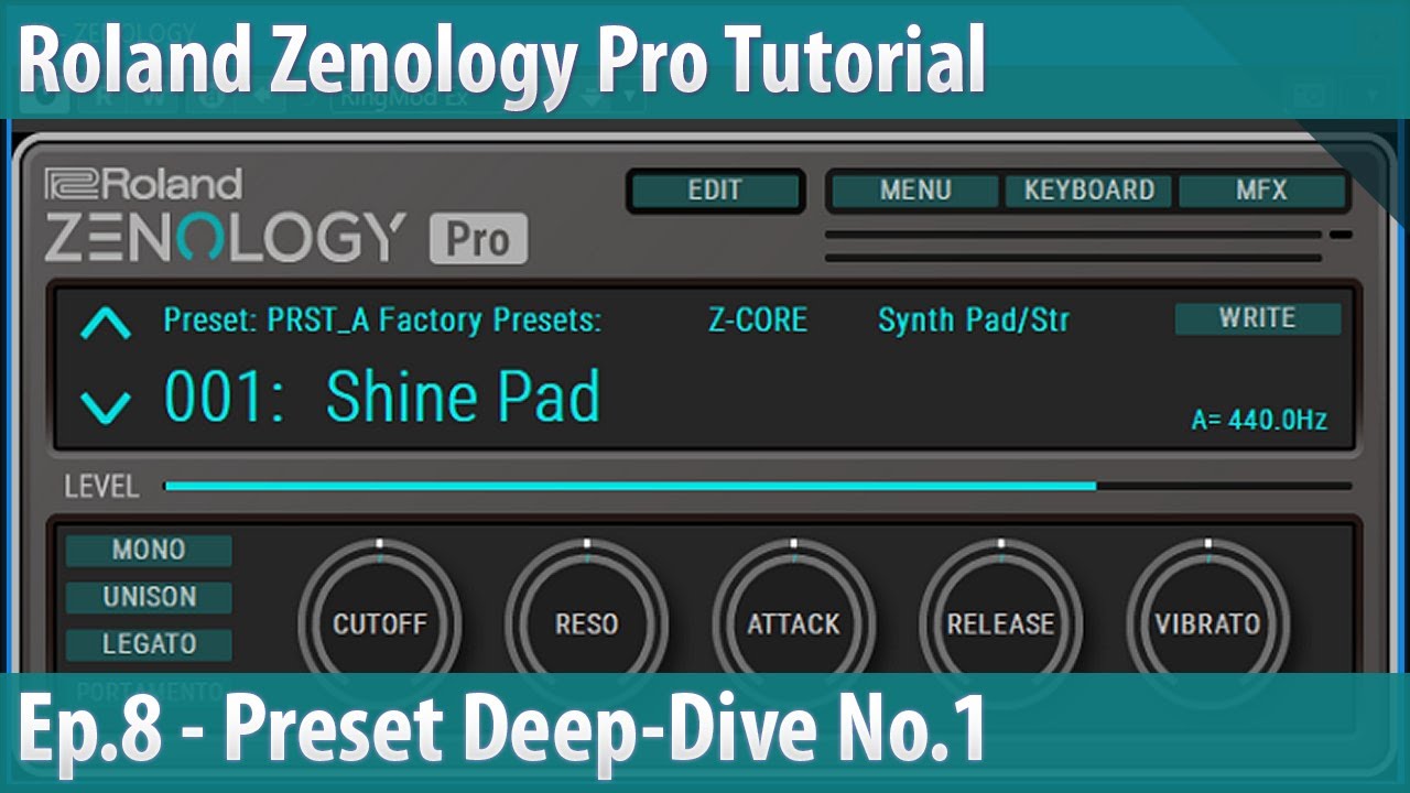 Roland Zenology Pro Tutorial Ep 8 Preset Deep Dive 1 YouTube Roland zenology pro tutorial ep 8 preset deep dive 1 youtube