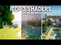 TOP 3 SHADERS FOR MCPE / BEDROCK 1.21+ || BEST SHADERS FOR MINECRAFT PE || #minecraft #mcpe #shaders