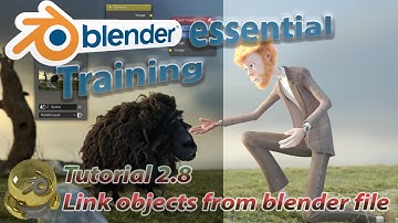 2.8 Link Scenes by Proxy object || Blender Essential Training || Full Course