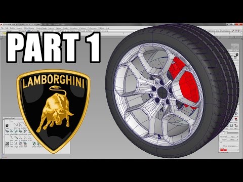 Alias studiotools : Lamborghini Huracan wheel (english sub) - Part 1