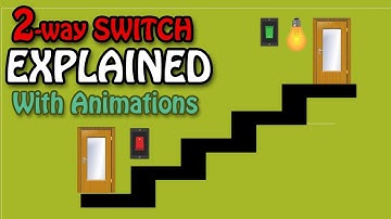 Two way Switch connection explained with animation in Urdu Hindi | Staircase Circuit | DIY Project
