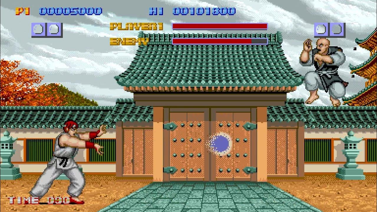 [오락실] 스트리트 파이터1 - STREET FIGHTER1 50원의 추억.. 너무 어렵네요 - YouTube