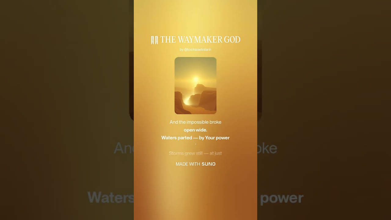 THE WAYMAKER GOD, Worship song, Christian Music, Markpi Studio, Rap Worship